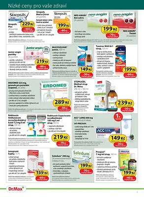 akční leták Dr. Max 1.12.2025-31.12.2025