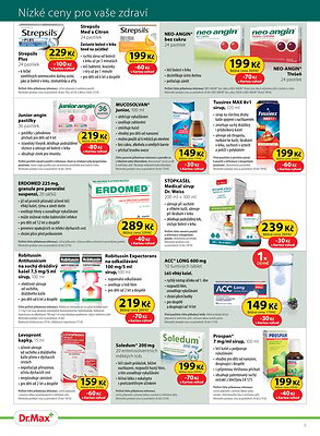 akční leták Dr. Max 1.12.2025-31.12.2025