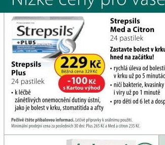 Strepsils Plus 24 pastilek
