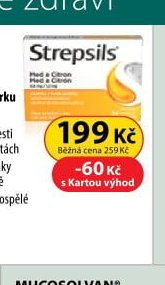 Strepsils Med a Citron 24 pastilek