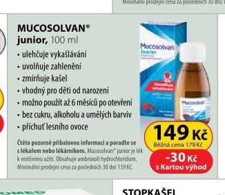 MUCOSOLVAN junior, 100 ml