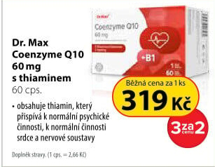 Doplněk stravy Coenzyme Q10 Dr.Max