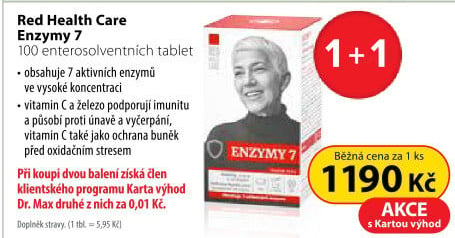 Doplněk stravy Enzymy 7 Red health care