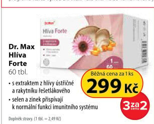 Doplněk stravy Hlíva Forte Dr.Max