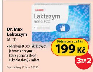 Doplněk stravy Laktazym Dr. Max