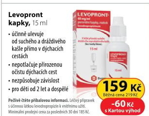 Kapky proti kašli Levopront