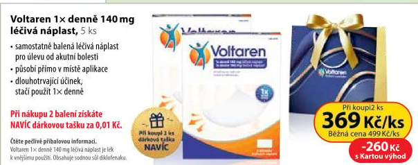 Náplasti léčivé Voltaren