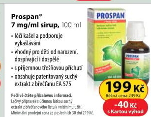 Sirup proti kašli Prospan