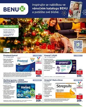 akční leták BENU Lékárna 1.12.2025-31.12.2025