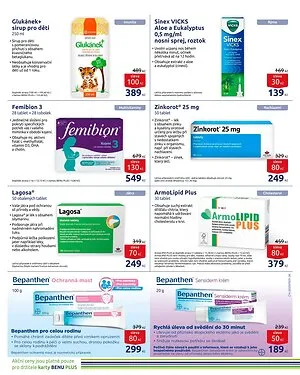 akční leták BENU Lékárna 1.12.2025-31.12.2025