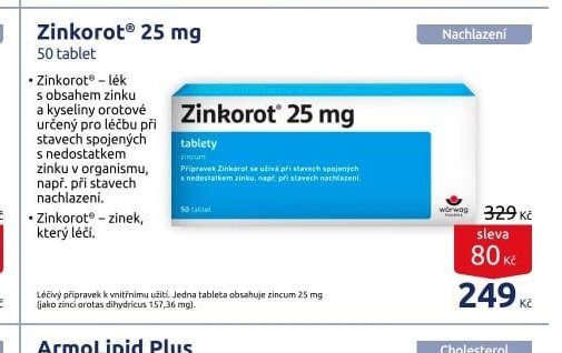 Zinkorot 25 mg