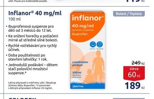 Inflanor 40 mg/ml 100 ml
