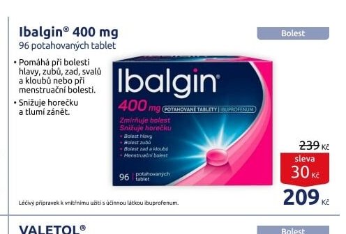 Ibalgin 400 mg 96 potahovaných tablet