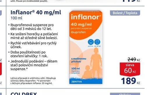 Inflanor 40 mg/ml 100 ml