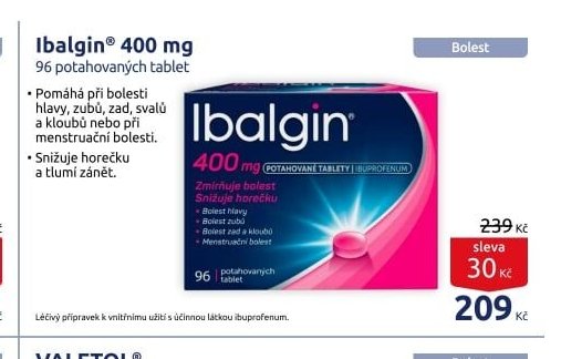 Ibalgin 400 mg 96 potahovaných tablet