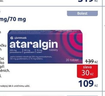 ATARALGIN 325 mg/130 mg/70 mg 20 tablet
