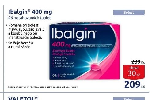 Ibalgin 400 mg 96 potahovaných tablet