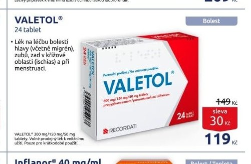 VALETOL 24 tablet