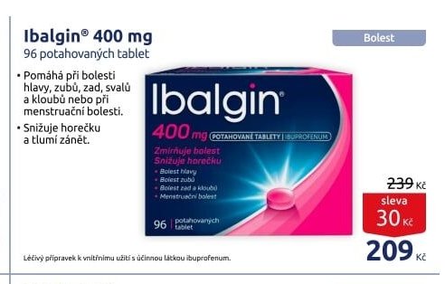 Ibalgin 400 mg 96 potahovaných tablet