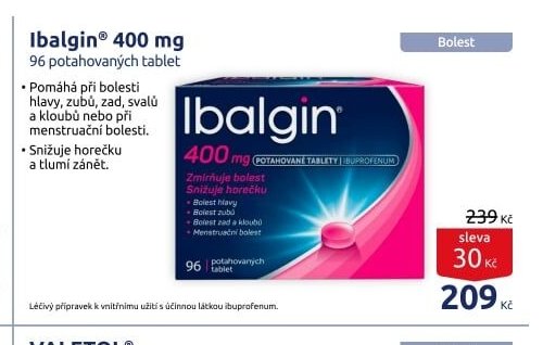 Ibalgin 400 mg 96 potahovaných tablet