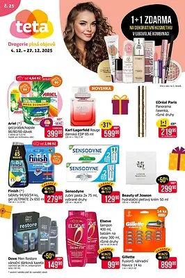 akční leták Teta drogerie 4.12.2025-27.12.2025