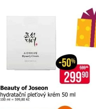 Beauty of Joseon hydratační pleťový krém 50 ml