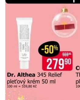 Dr. Althea 345 Relief pleťový krém 50 ml