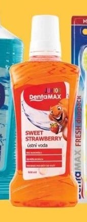 DentaMAX ústní voda junior sweet strawberry