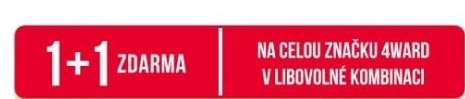 Akce 1+1 zdarma na celou značku 4ward v libovolné kombinaci