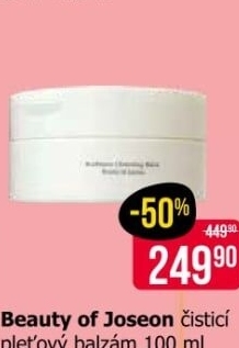 Čisticí a odličovací pleťový balzám Beauty of Joseon