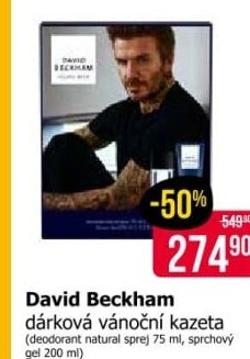 Dárková kazeta David Beckham