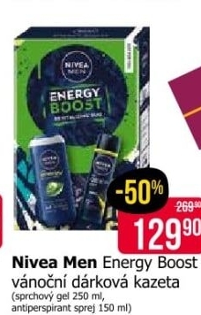 Dárková kazeta Energy Boost Men Nivea