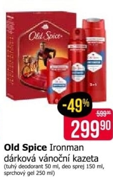 Dárková kazeta pánská Whitewater Ironman Old Spice