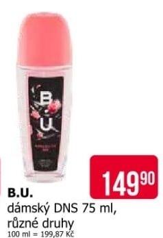 Deodorant parfémovaný dámskýB.U.