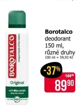 Deodorant sprej Borotalco