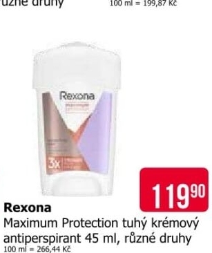 Deodorant stick Maximum Protection Rexona