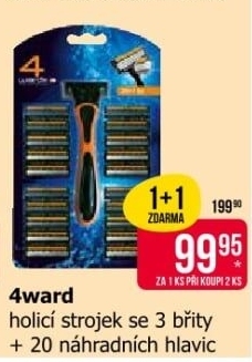 Holicí strojek pánský 4Ward