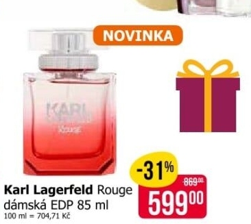 Parfémovaná voda dámská Rouge Karl Lagerfeld