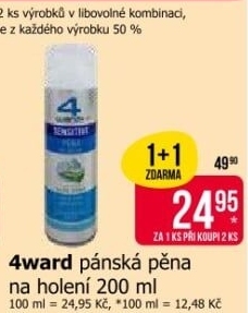 Pěna na holení 4ward