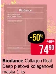 Pleťová maska Biodance