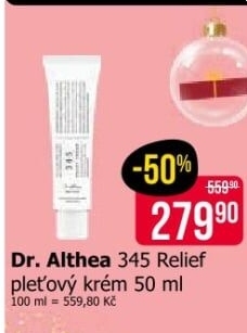 Pleťový krém 345 Relief Dr. Althea