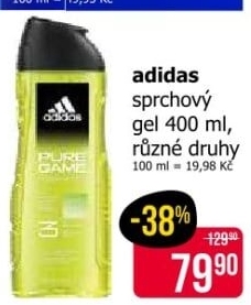 Sprchový gel Adidas