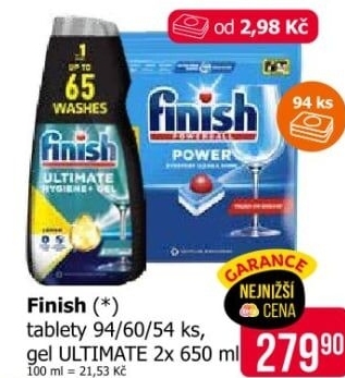 Tablety do myčky Finish