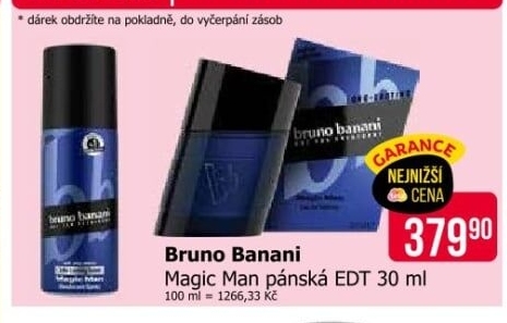 Toaletní voda pánská Magic Man Bruno Banani