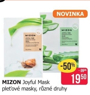 Maska pleťová Mizon