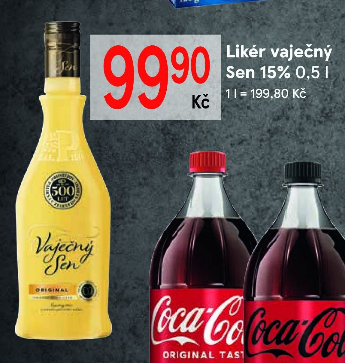Likér vaječný Sen 15% 0,5 l