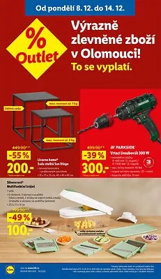 akční leták Lidl 8.12.2025-10.12.2025