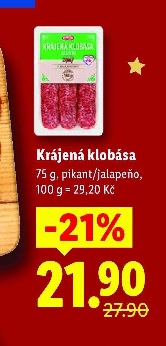 Krájená klobása