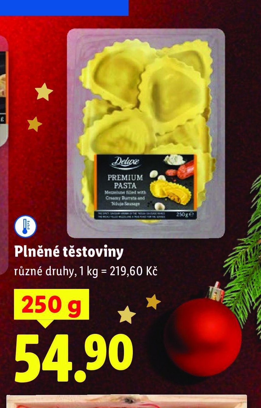 Plněné těstoviny