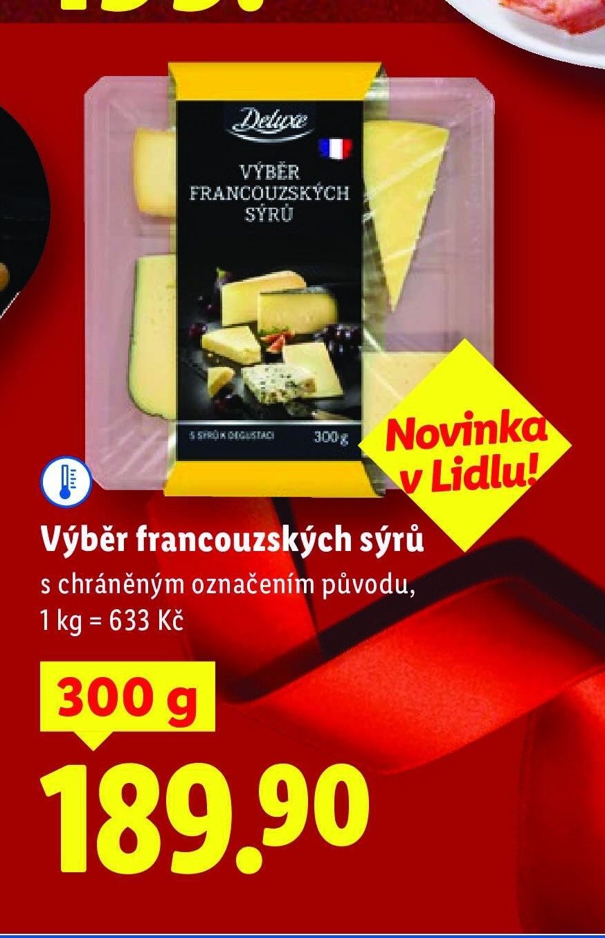 Výběr francouzských sýrů